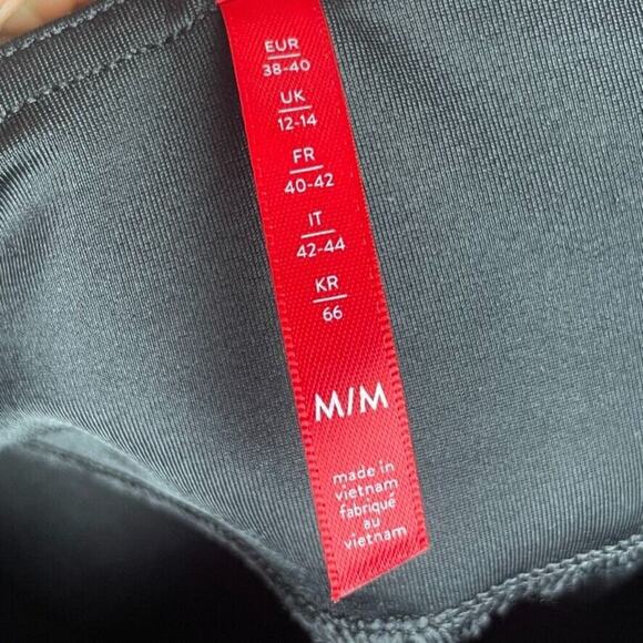 Spanx Faux Patent Leather Brown Black Tie Dye Size M Leggings‎ High Waist - Picture 7 of 7